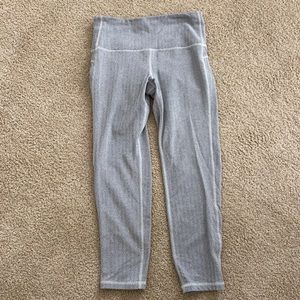 Gapfit leggings in grey herribone